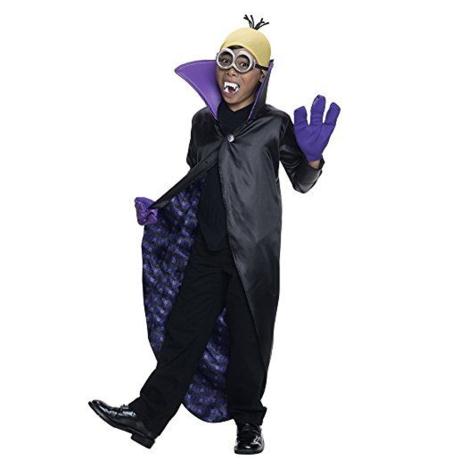 Kids Minions Dracula Fancy Dress Costume 